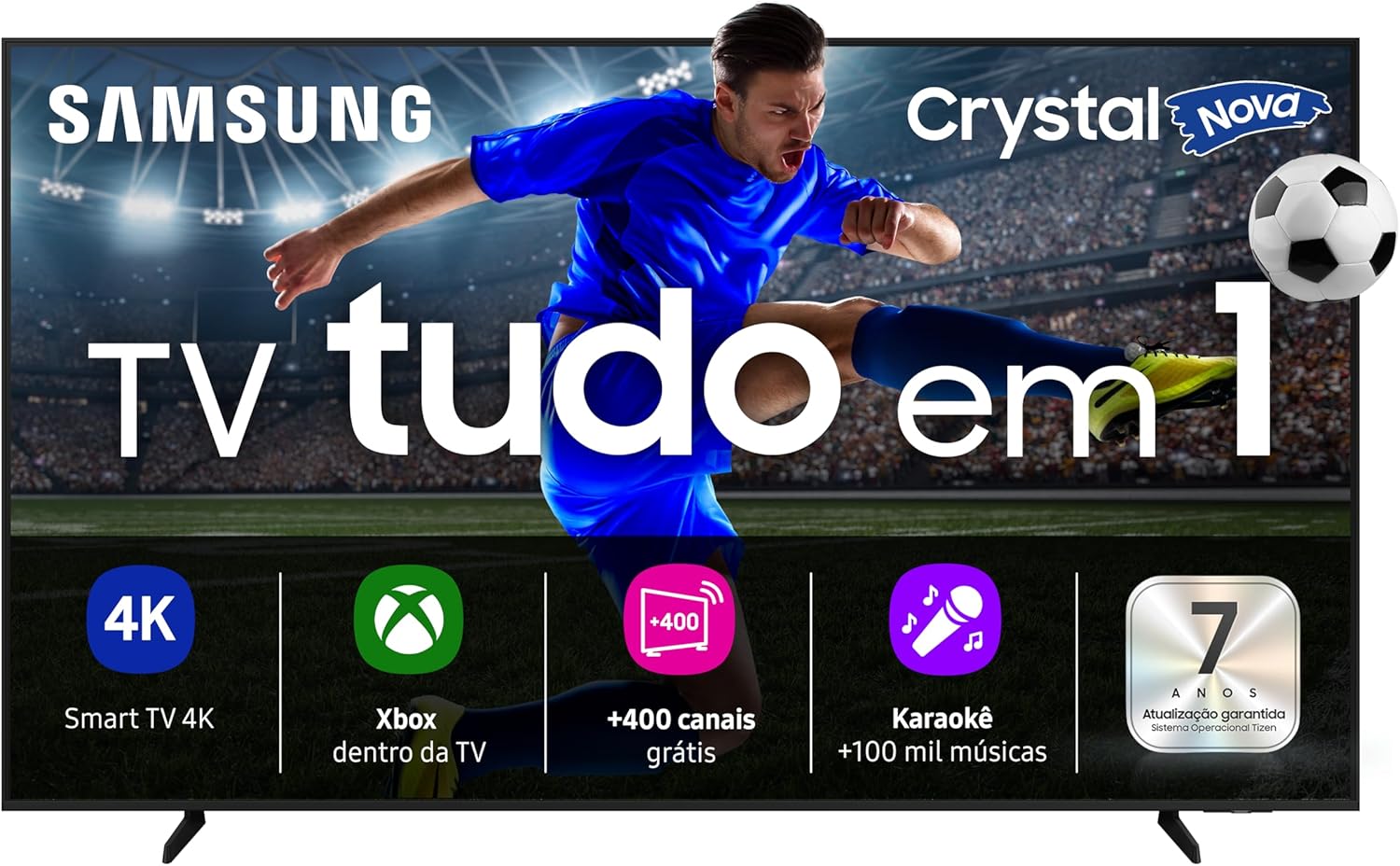 Samsung Smart TV 50 Polegadas Crystal 4K UHD U8100F 2025
