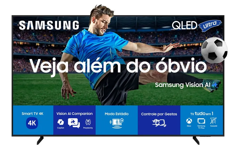 Smart Tv Samsung Vision AI Tv 50 Polegadas QLED 4K Q7F 4K 2025